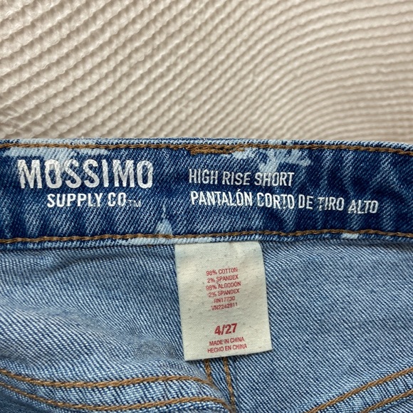 Women’s Mossimo Supply Co. Patriotic High Rise Distressed Jean Shorts. Sz 4/27 - Picture 7 of 11